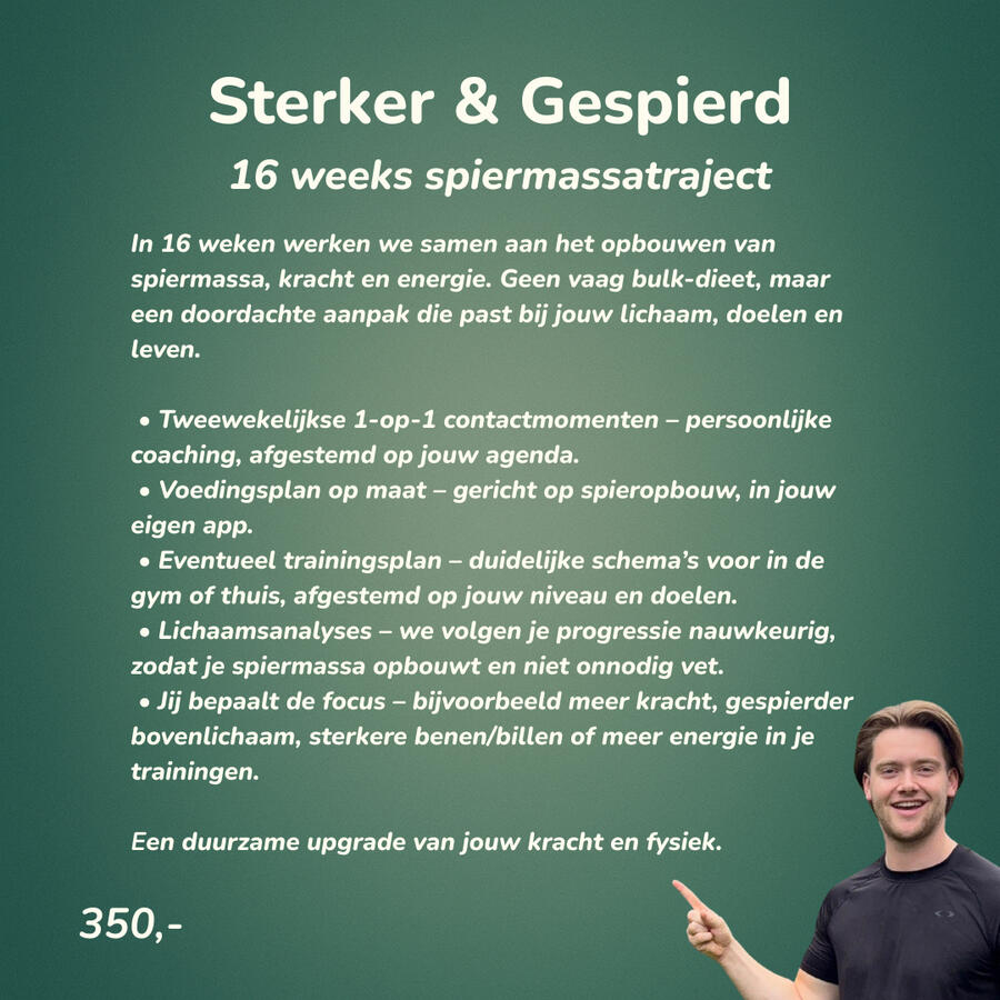 Spiermassa opbouwen Schaijk